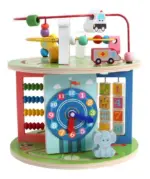 Centru activitati Cub 8in1 Montessori Labirint Three