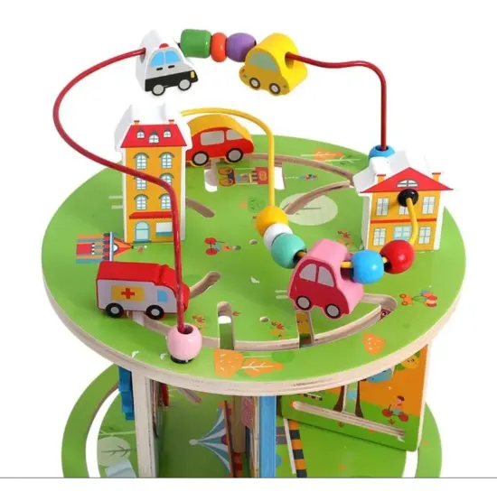 Centru activitati Cub 8in1 Montessori Labirint Three