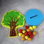 Copacul Montessori cu fructe magnetice din lemn