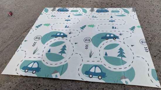 Covor joaca pliabil XPE Padurea-Animale 180×200cm