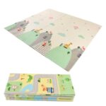 Covor pliabil reversibil Traseul Animalutelor 200x150cm