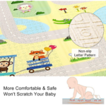 Covor pliabil reversibil Traseul Animalutelor 200x150cm