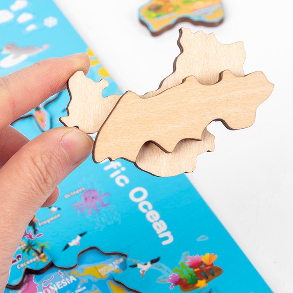 Harta lumii Puzzle magnetic Joc educativ
