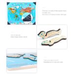 Harta lumii Puzzle magnetic Joc educativ