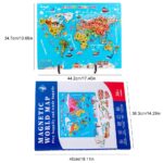 Harta lumii Puzzle magnetic Joc educativ