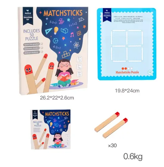 Joc creativ Carte magnetica educativa cu betisoare