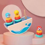 Joc echilibru Stivuirea Clovnilor in Piramida Curcubeu