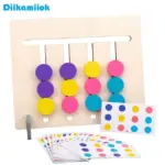 Joc educativ Labirint Montessori Asociere culori-animale