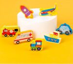 Joc logaritmic 7in1 Pescuit Puzzle educativ lemn