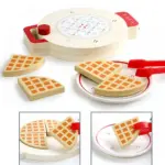 Jucarie Aparat de preparat vafe din lemn Maker Waffle