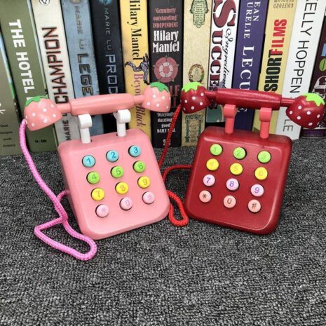 Jucarie Telefon cu taste receptor din lemn