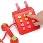 Jucarie Telefon cu taste receptor din lemn
