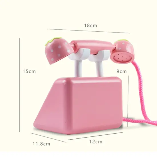 Jucarie Telefon cu taste receptor din lemn