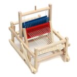 Jucarie de tesut Masina de tricotat lemn Gherghef