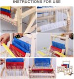 Jucarie de tesut Masina de tricotat lemn Gherghef