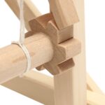 Jucarie de tesut Masina de tricotat lemn Gherghef