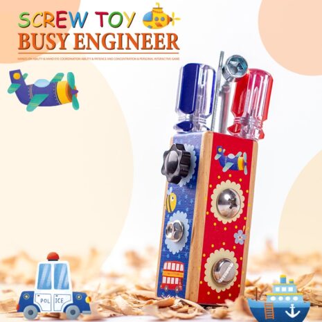 Jucarii Set instrumente Suruburi Surubelnita Busy Board