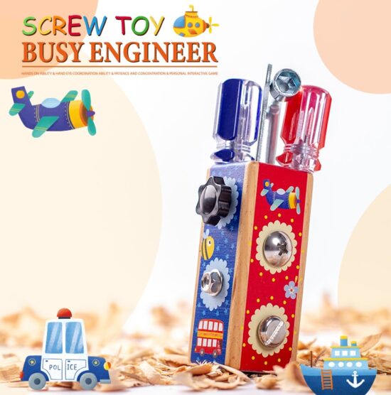 Jucarii Set instrumente Suruburi Surubelnita Busy Board