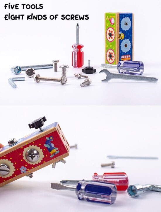 Jucarii Set instrumente Suruburi Surubelnita Busy Board