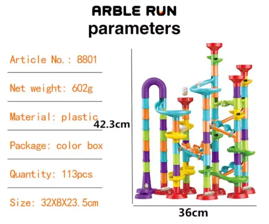 Labirint Pista curse Asamblare Set constructii STEM