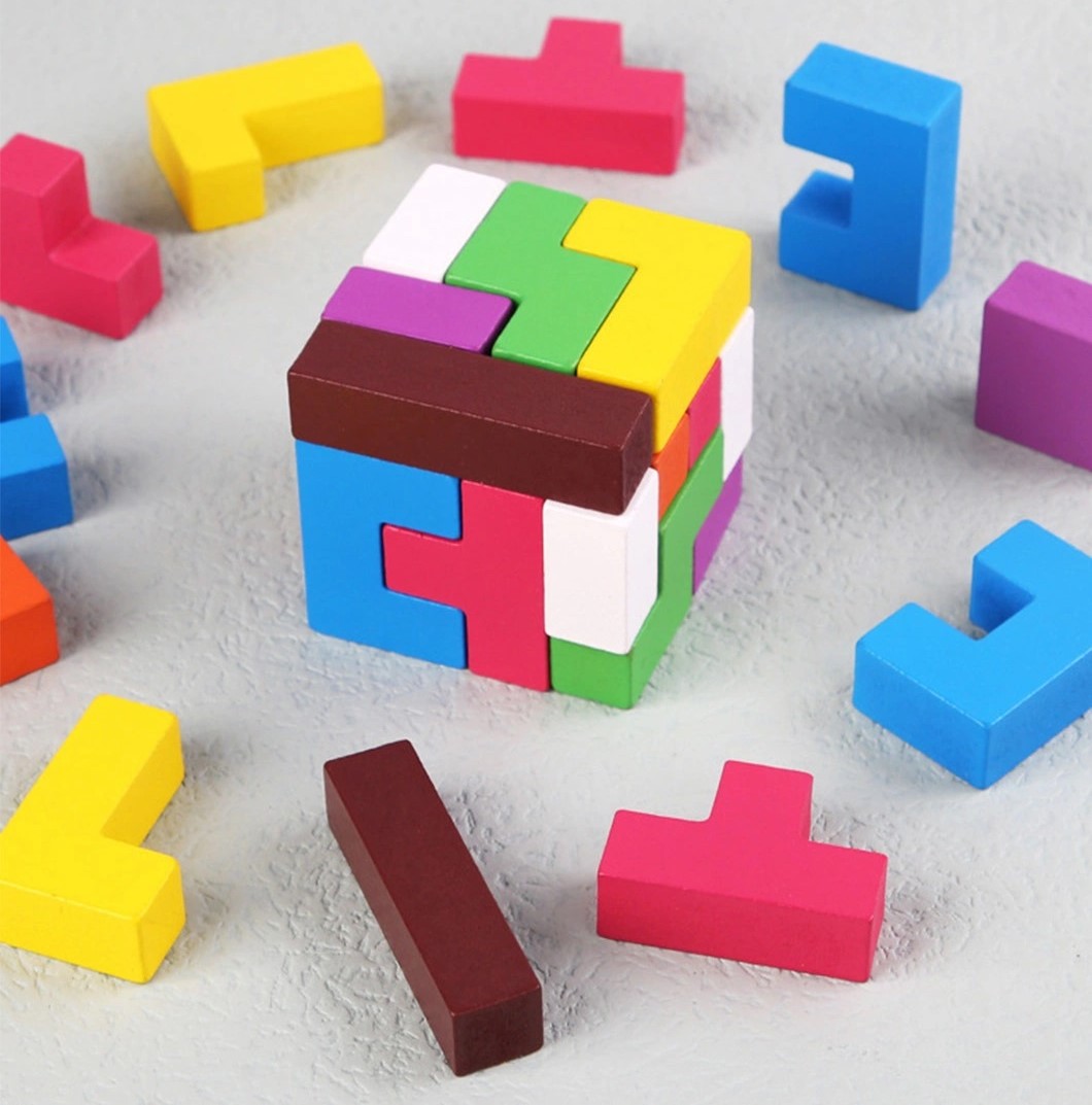Puzzle Montessori Tangram Jigsaw STEM Intelligence