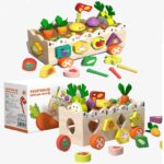 Puzzle educativ Gradina cu legume pentru pescuit