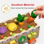 Puzzle educativ Gradina cu legume pentru pescuit