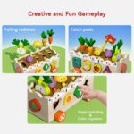 Puzzle educativ Gradina cu legume pentru pescuit