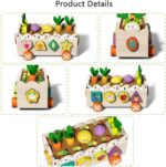 Puzzle educativ Gradina cu legume pentru pescuit