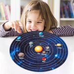 Puzzle lemn Sistemul Solar Opt Planete