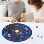Puzzle lemn Sistemul Solar Opt Planete