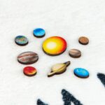 Puzzle lemn Sistemul Solar Opt Planete