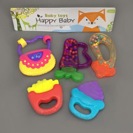 Set 5 Zornaitori Jucarii pentru dentitie bebe