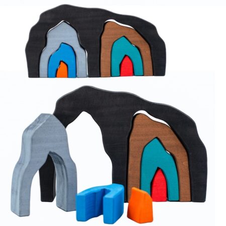 Set Handmade Elementul Pamant din lemn Marc Toys