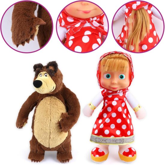 Set Jucarii plus Masha si Ursul din desene animate copii