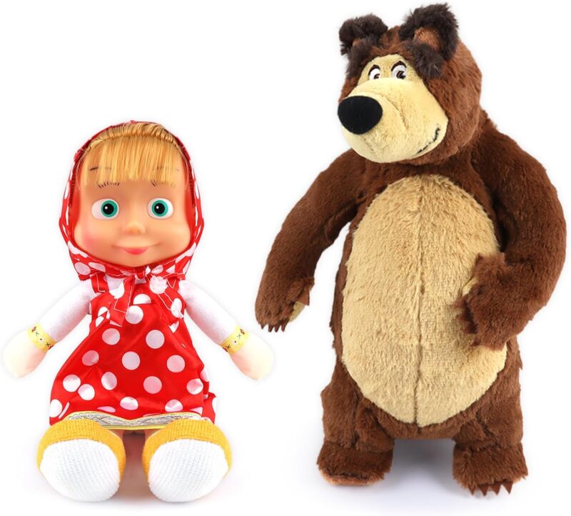 Set Jucarii plus Masha si Ursul din desene animate copii