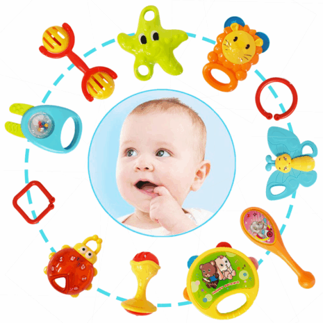 Set Zornaitori bebe Jucarii dentitie silicon