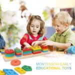 Sortator forme geometrice Colorat 5 coloane