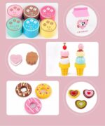 Supermarket lemn de servit desert cafea inghetata