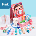 Trusa Dentist Set cutia medicala lemn Jucarii Doctor