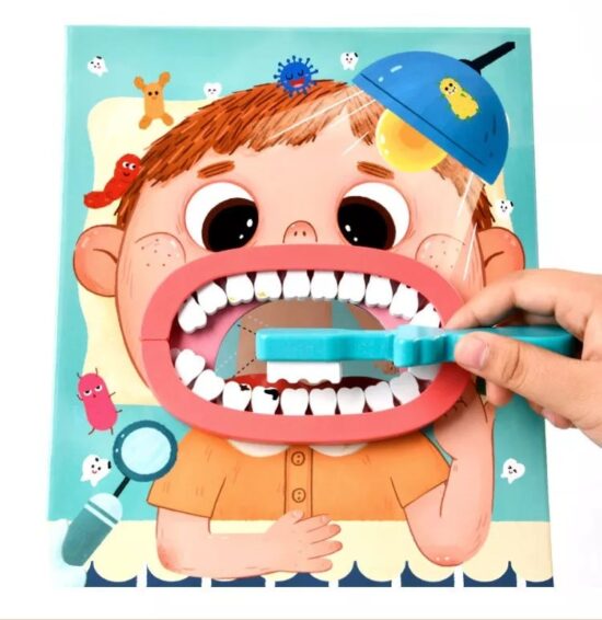 Trusa doctor jucarie de rol din lemn MSN