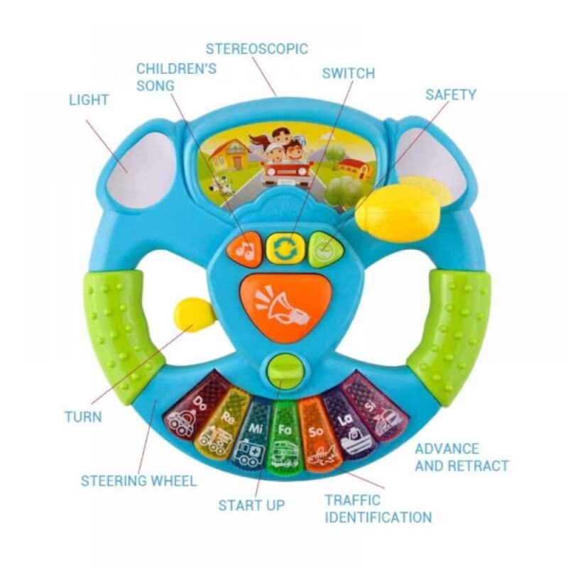 Volan interactiv sunete si lumini activitati