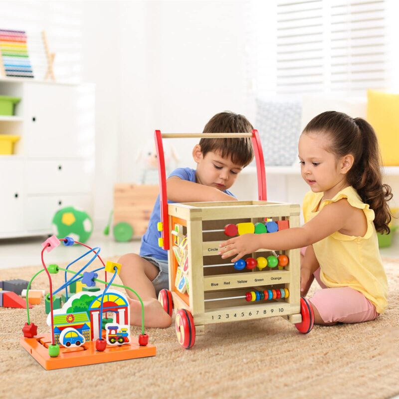 Antepremergator Activitati 6in1 Cub Ferma animalelor