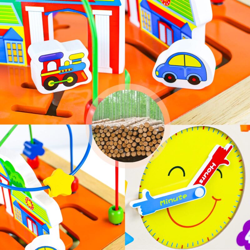 Antepremergator Activitati 6in1 Cub Ferma animalelor