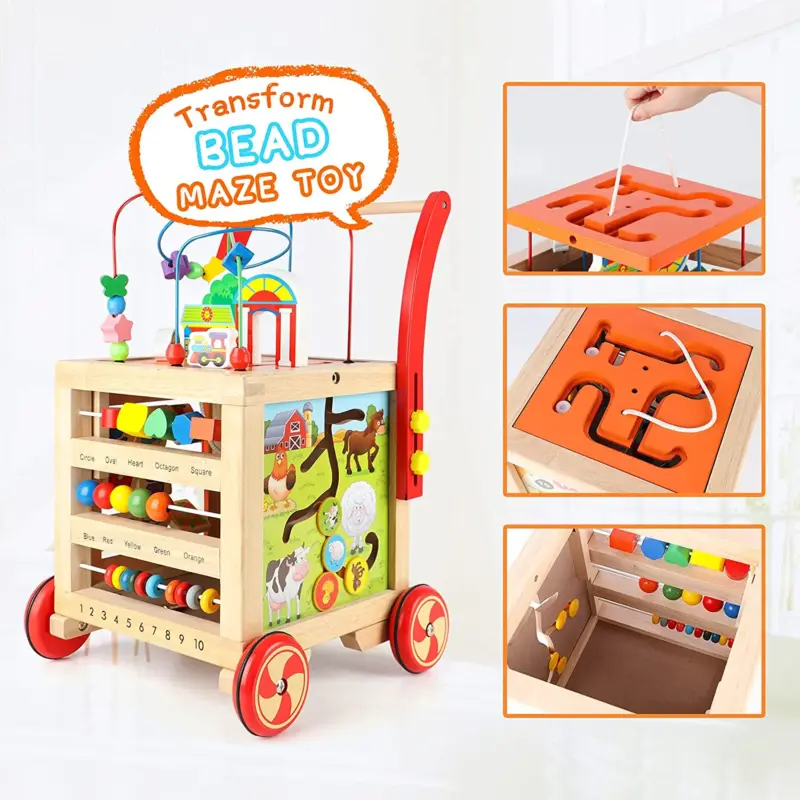 Antepremergator Activitati 6in1 Cub Ferma animalelor