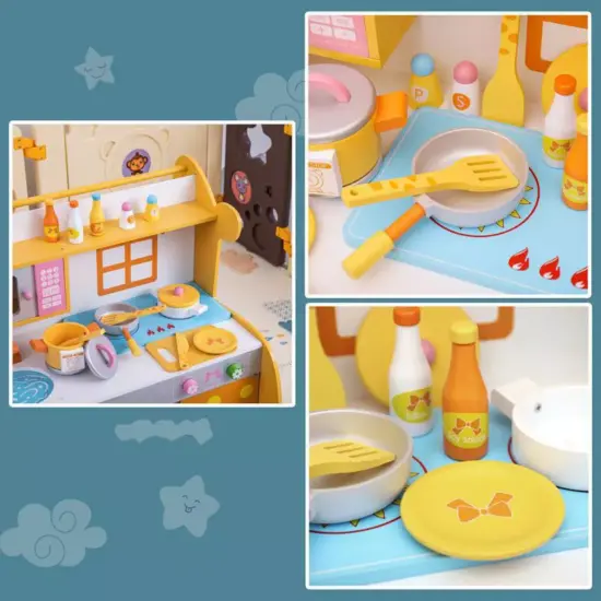 Bucatarie Girafa cu accesorii de gatit Chiuveta Aragaz