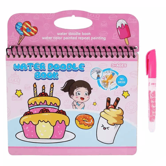 Carte reutilizabila de colorat Desert Marker cu apa Carte reutilizabila de colorat Desert Marker cu apa