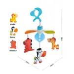 Carusel Mobil pentru Patut Carucior cu Animalute moi