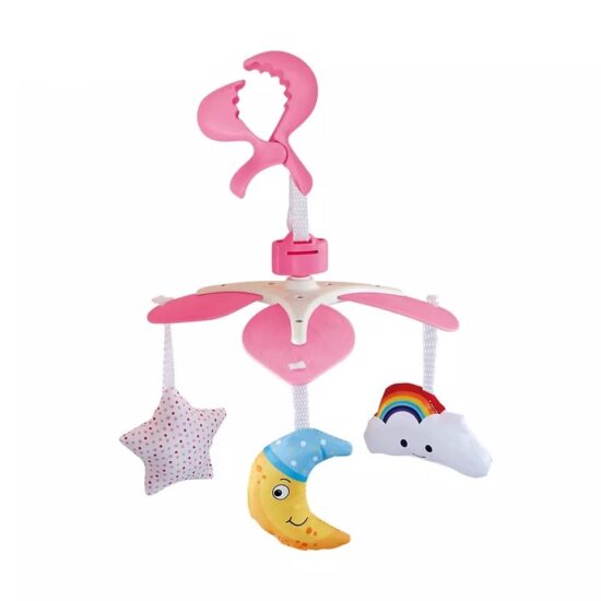 Carusel Mobil pentru Patut Carucior cu Animalute moi