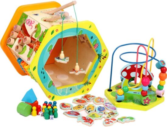 Centru Activitati Ciupercuta Cub multifunctional lemn